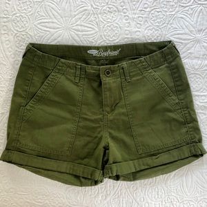 Old Navy Boyfriend Shorts- Army Green
